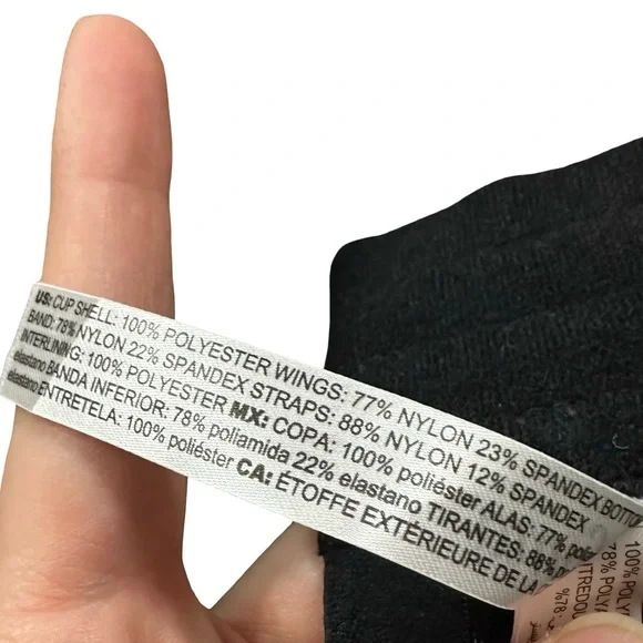 Soma Black Sensuous Lace Unlined Bra Size 38DDD Sexy Comfy - Picture 5 of 7